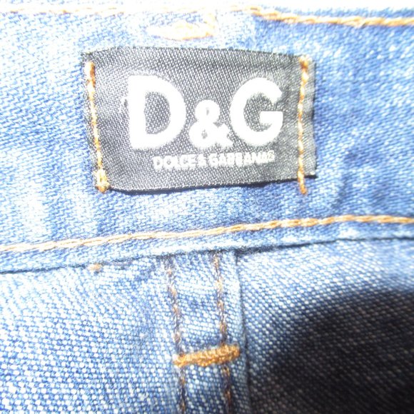 Dolce and Gabbana, D&G Line, Men's Made in Italy Blue Jeans - Size 34W - Picture 4 of 12